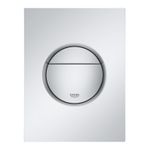 Casa si Gradina - Sanitare - Obiecte sanitare - Accesorii vase de toaleta - Clapeta WC Grohe 37601P00, Nova Cosmo S, dubla, verticala, 172 x 130 mm, ABS, mat, crom - Infinity.ro