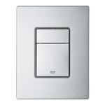 Casa si Gradina - Sanitare - Obiecte sanitare - Accesorii vase de toaleta - Clapeta WC Grohe 38732BR0, Skate Cosmo, dubla, 156 x 197 mm, verticala, anti-amprenta, ABS, mat, crom - Infinity.ro