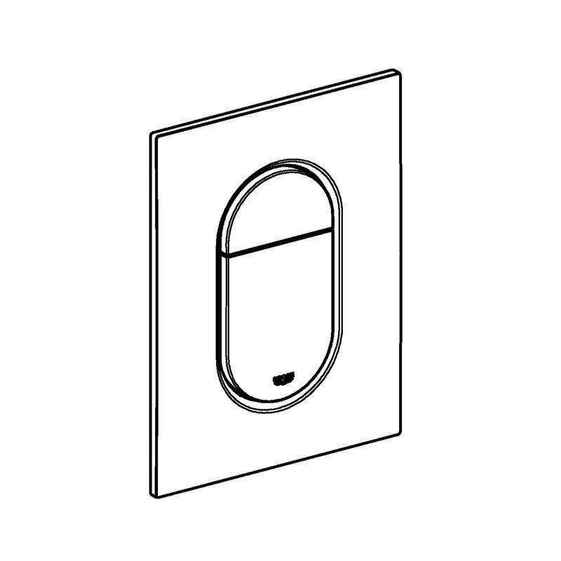 Casa si Gradina - Sanitare - Obiecte sanitare - Accesorii vase de toaleta - Clapeta WC Grohe 37624DL0, Arena Cosmo, S, dubla, 130 x 172 mm, verticala, mat, cupru - Infinity.ro