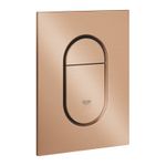 Casa si Gradina - Sanitare - Obiecte sanitare - Accesorii vase de toaleta - Clapeta WC Grohe 37624DL0, Arena Cosmo, S, dubla, 130 x 172 mm, verticala, mat, cupru - Infinity.ro
