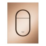 Casa si Gradina - Sanitare - Obiecte sanitare - Accesorii vase de toaleta - Clapeta WC Grohe 37624DL0, Arena Cosmo, S, dubla, 130 x 172 mm, verticala, mat, cupru - Infinity.ro