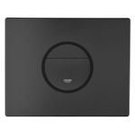 Casa si Gradina - Sanitare - Obiecte sanitare - Accesorii vase de toaleta - Clapeta WC Grohe 38765KF0, Nova Cosmopolitan, verticala, dubla, 156 x 197 mm, ABS, mat, negru - Infinity.ro