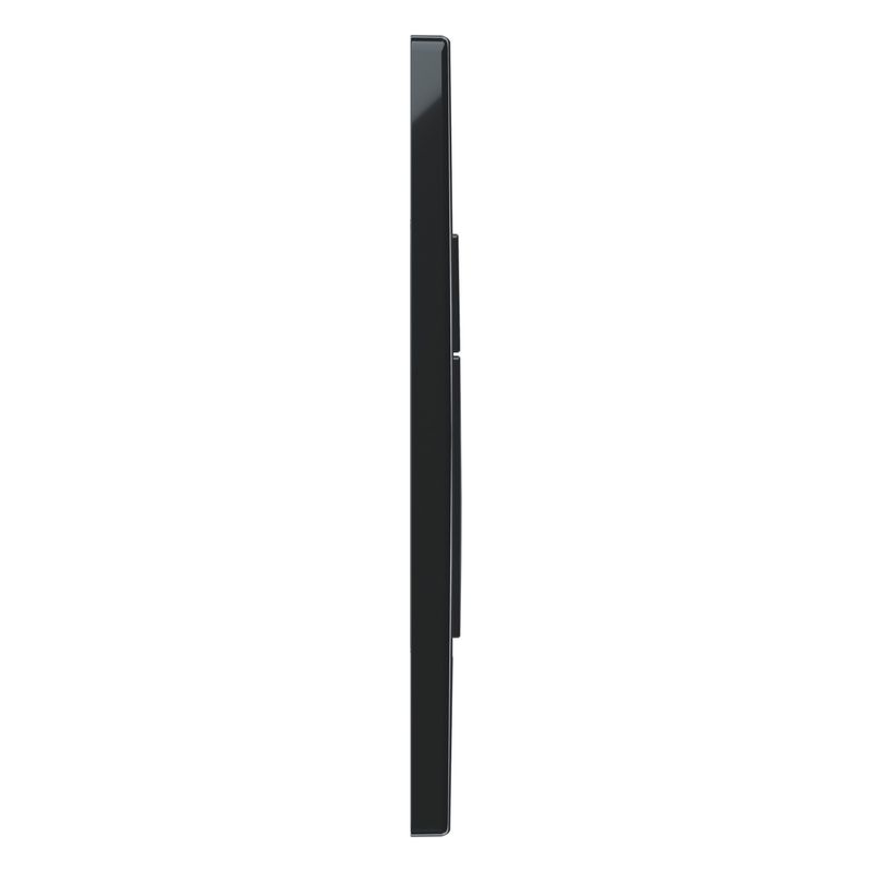 Casa si Gradina - Sanitare - Obiecte sanitare - Accesorii vase de toaleta - Clapeta WC Grohe 38732KV0, Skate Cosmo, dubla, verticala, 197 x 156 mm, ABS, lucios, negru - Infinity.ro