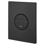 Casa si Gradina - Sanitare - Obiecte sanitare - Accesorii vase de toaleta - Clapeta WC Grohe 38765KF0, Nova Cosmopolitan, verticala, dubla, 156 x 197 mm, ABS, mat, negru - Infinity.ro