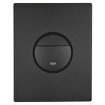 Casa si Gradina - Sanitare - Obiecte sanitare - Accesorii vase de toaleta - Clapeta WC Grohe 38765KF0, Nova Cosmopolitan, verticala, dubla, 156 x 197 mm, ABS, mat, negru - Infinity.ro