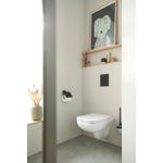 Casa si Gradina - Sanitare - Obiecte sanitare - Accesorii vase de toaleta - Clapeta WC Grohe 38765KF0, Nova Cosmopolitan, verticala, dubla, 156 x 197 mm, ABS, mat, negru - Infinity.ro