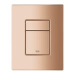 Casa si Gradina - Sanitare - Obiecte sanitare - Accesorii vase de toaleta - Clapeta WC Grohe 38732DA0, Skate Cosmopolitan, dubla, reversibila, 156 x 197 mm, plastic, lucios, cupru - Infinity.ro