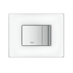 Casa si Gradina - Sanitare - Obiecte sanitare - Accesorii vase de toaleta - Clapeta WC Grohe 38845MF0, Skate Cosmo, dubla, verticala, 197 x 156 mm, sticla, crom - Infinity.ro