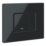 Casa si Gradina - Sanitare - Obiecte sanitare - Accesorii vase de toaleta - Clapeta WC Grohe 38732KV0, Skate Cosmo, dubla, verticala, 197 x 156 mm, ABS, lucios, negru - Infinity.ro