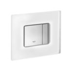Casa si Gradina - Sanitare - Obiecte sanitare - Accesorii vase de toaleta - Clapeta WC Grohe 38845MF0, Skate Cosmo, dubla, verticala, 197 x 156 mm, sticla, crom - Infinity.ro