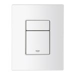 Casa si Gradina - Sanitare - Obiecte sanitare - Accesorii vase de toaleta - Clapeta WC Grohe 38966SH0, Even, dubla, verticala, 156 x 197 mm, platic, lucios, alb - Infinity.ro