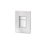 Casa si Gradina - Sanitare - Obiecte sanitare - Accesorii vase de toaleta - Clapeta WC Grohe 389160A0, Skate Cosmo, dubla, verticala, 197 x 156 mm, sticla/oglinda, alb - Infinity.ro