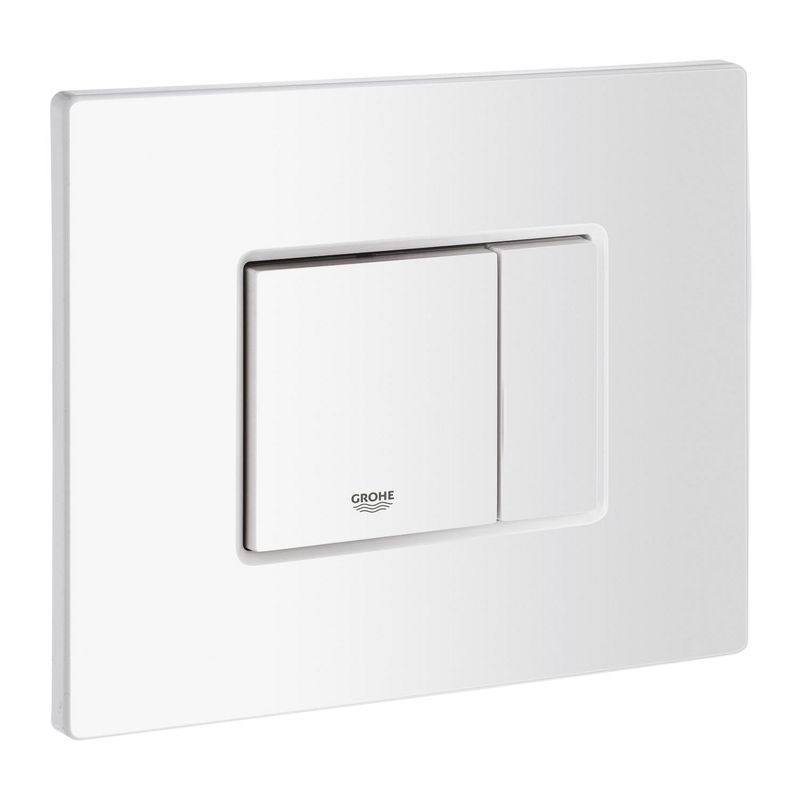 Casa si Gradina - Sanitare - Obiecte sanitare - Accesorii vase de toaleta - Clapeta WC Grohe 38966SH0, Even, dubla, verticala, 156 x 197 mm, platic, lucios, alb - Infinity.ro