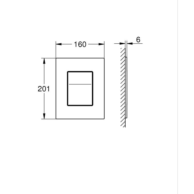 Casa si Gradina - Sanitare - Obiecte sanitare - Accesorii vase de toaleta - Clapete WC Grohe 104644KF00, SPA Aqua, 160 x 201 cm, touch, auto-flush, baterie, mat, negru - Infinity.ro