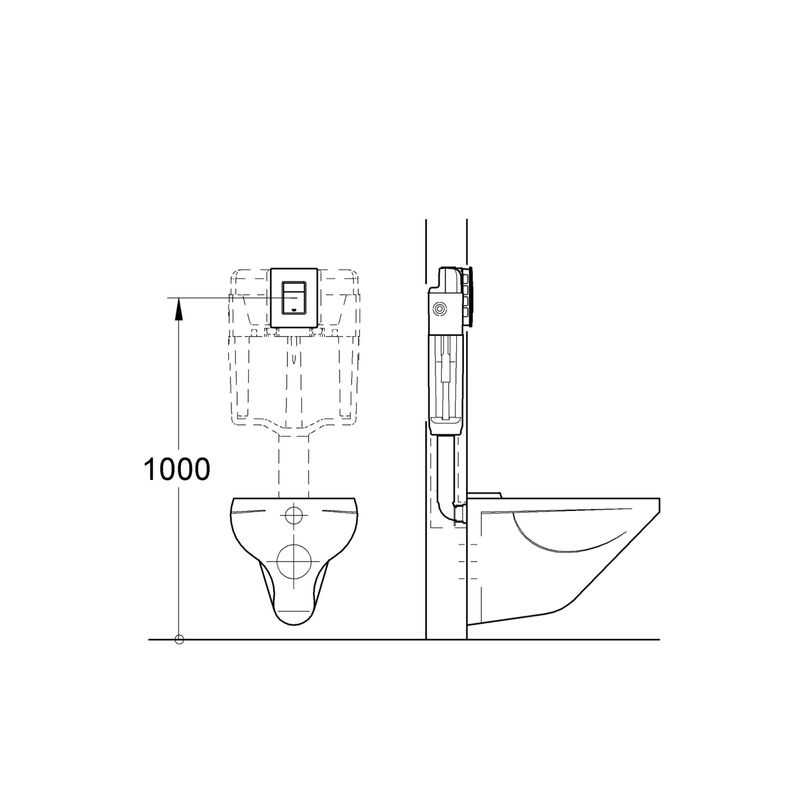 Casa si Gradina - Sanitare - Obiecte sanitare - Accesorii vase de toaleta - Clapeta WC Grohe 389160A0, Skate Cosmo, dubla, verticala, 197 x 156 mm, sticla/oglinda, alb - Infinity.ro