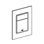 Casa si Gradina - Sanitare - Obiecte sanitare - Accesorii vase de toaleta - Clapeta WC Grohe 37535DL0, Skate Cosmo, S, dubla, 130 x 172 mm, verticala, mat, cupru - Infinity.ro