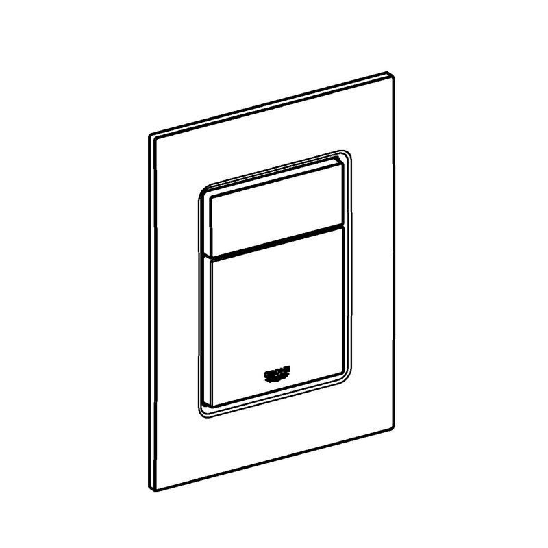 Casa si Gradina - Sanitare - Obiecte sanitare - Accesorii vase de toaleta - Clapeta WC Grohe 37535DL0, Skate Cosmo, S, dubla, 130 x 172 mm, verticala, mat, cupru - Infinity.ro
