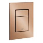 Casa si Gradina - Sanitare - Obiecte sanitare - Accesorii vase de toaleta - Clapeta WC Grohe 37535DL0, Skate Cosmo, S, dubla, 130 x 172 mm, verticala, mat, cupru - Infinity.ro