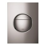 Casa si Gradina - Sanitare - Obiecte sanitare - Accesorii vase de toaleta - Clapeta WC Grohe 37601A00, Nova Cosmopolitan, S, dubla, 130 x 172 mm, verticala, plastic, lucios, grafit - Infinity.ro