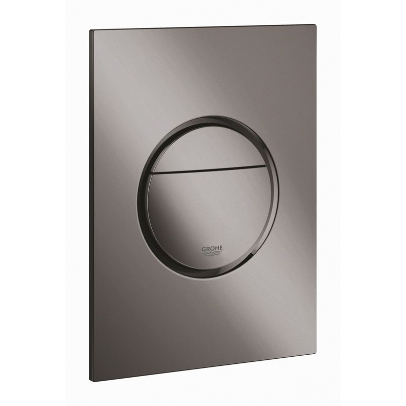 Casa si Gradina - Sanitare - Obiecte sanitare - Accesorii vase de toaleta - Clapeta WC Grohe 37601A00, Nova Cosmopolitan, S, dubla, 130 x 172 mm, verticala, plastic, lucios, grafit - Infinity.ro