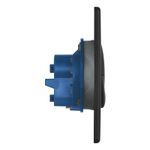 Casa si Gradina - Sanitare - Obiecte sanitare - Accesorii vase de toaleta - Clapeta de actionare WC Grohe 38964KF0, Start, dubla spalare, verticala, 156 x 197 mm, ABS, mat, negru - Infinity.ro
