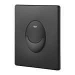 Casa si Gradina - Sanitare - Obiecte sanitare - Accesorii vase de toaleta - Clapeta de actionare WC Grohe 38964KF0, Start, dubla spalare, verticala, 156 x 197 mm, ABS, mat, negru - Infinity.ro