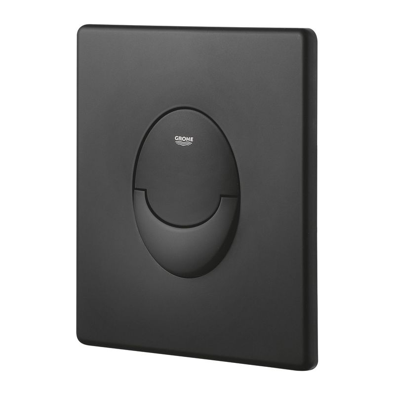 Casa si Gradina - Sanitare - Obiecte sanitare - Accesorii vase de toaleta - Clapeta de actionare WC Grohe 38964KF0, Start, dubla spalare, verticala, 156 x 197 mm, ABS, mat, negru - Infinity.ro