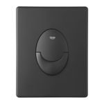 Casa si Gradina - Sanitare - Obiecte sanitare - Accesorii vase de toaleta - Clapeta de actionare WC Grohe 38964KF0, Start, dubla spalare, verticala, 156 x 197 mm, ABS, mat, negru - Infinity.ro