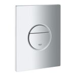 Casa si Gradina - Sanitare - Obiecte sanitare - Accesorii vase de toaleta - Placa de actionare WC Grohe 38765P00, Nova Cosmopolitan, dubla spalare, reversibila, 156 x 197 mm, mat, crom - Infinity.ro