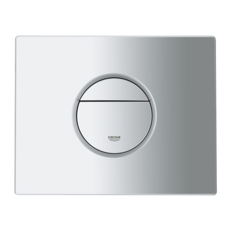 Casa si Gradina - Sanitare - Obiecte sanitare - Accesorii vase de toaleta - Placa de actionare WC Grohe 38765P00, Nova Cosmopolitan, dubla spalare, reversibila, 156 x 197 mm, mat, crom - Infinity.ro