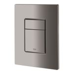Casa si Gradina - Sanitare - Obiecte sanitare - Accesorii vase de toaleta - Placa de actionare WC Grohe 38732A00, Skate Cosmopolitan, dubla spalare, reversibila, 156 x 197 mm, lucios, grafit - Infinity.ro