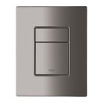 Casa si Gradina - Sanitare - Obiecte sanitare - Accesorii vase de toaleta - Placa de actionare WC Grohe 38732A00, Skate Cosmopolitan, dubla spalare, reversibila, 156 x 197 mm, lucios, grafit - Infinity.ro