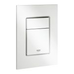 Casa si Gradina - Sanitare - Obiecte sanitare - Accesorii vase de toaleta - Placa de actionare Grohe 37535SH0, Skate Cosmopolitan, marimea S, dubla actionare, 130 x 172 mm, verticala, alb - Infinity.ro