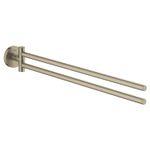 Casa si Gradina - Sanitare - Suporturi si accesorii baie - Suporturi baie - Suport prosop Grohe 40371EN1, Essentials, pe perete, 449 mm, metal, mat, nichel - Infinity.ro