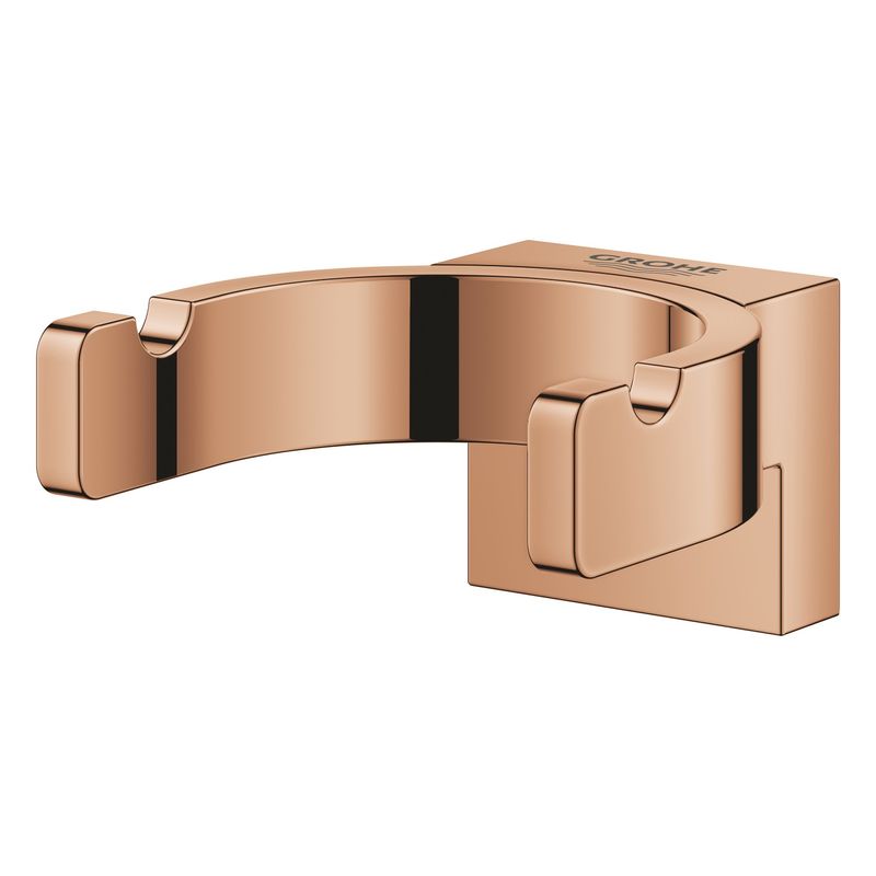 Casa si Gradina - Sanitare - Suporturi si accesorii baie - Suporturi baie - Agatatoare Grohe 41049DA0, Selection, pe perete, metal, lucios, cupru - Infinity.ro