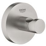 Casa si Gradina - Sanitare - Suporturi si accesorii baie - Suporturi baie - Agatatoare Grohe 41173DC0, Start, pe perete, metal, mat, otel satinat - Infinity.ro