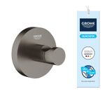 Casa si Gradina - Sanitare - Suporturi si accesorii baie - Suporturi baie - Agatatoare Grohe 41173AL0, Start, aparenta, metal, mat, grafit - Infinity.ro