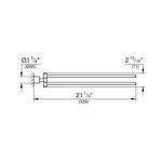 Casa si Gradina - Sanitare - Suporturi si accesorii baie - Suporturi baie - Bara prosop Grohe 40308AL3, Atrio, 489 mm, pe perete, pivotant, metal, mat, grafit - Infinity.ro