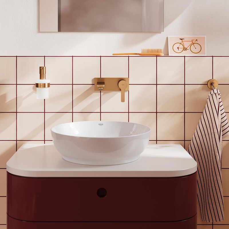 Casa si Gradina - Sanitare - Suporturi si accesorii baie - Suporturi baie - Agatatoare Grohe 41173DL0, Start, aparenta, metal, mat, cupru - Infinity.ro
