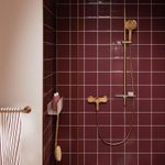 Casa si Gradina - Sanitare - Suporturi si accesorii baie - Suporturi baie - Bara prosop dubla Grohe 41203DL0, Start, 600 mm, meta, mat, cupru - Infinity.ro