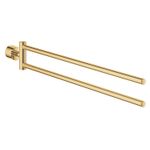 Casa si Gradina - Sanitare - Suporturi si accesorii baie - Suporturi baie - Bara prosop Grohe 40308GL3, Atrio, 489 mm, pe perete, pivotant, metal, lucios, auriu - Infinity.ro