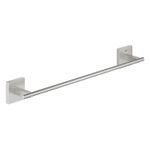 Casa si Gradina - Sanitare - Suporturi si accesorii baie - Suporturi baie - Bara prosop Grohe 40987DC0, Start Cube, pe perete, 450 mm, metal, mat, otel satinat - Infinity.ro
