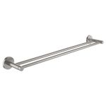 Casa si Gradina - Sanitare - Suporturi si accesorii baie - Suporturi baie - Bara prosop Grohe 40802DC1, Essentials, pe perete, 654 mm, metal, mat, otel satinat - Infinity.ro