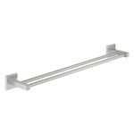 Casa si Gradina - Sanitare - Suporturi si accesorii baie - Suporturi baie - Bara prosop Grohe 41104DC0, Start Cube, pe perete, 654 mm, metal, mat, otel satinat - Infinity.ro