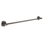 Casa si Gradina - Sanitare - Suporturi si accesorii baie - Suporturi baie - Bara prosop Grohe 41178AL0, Start, aparent, 600 mm, metal, mat, grafit - Infinity.ro