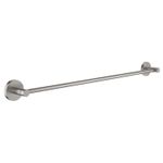 Casa si Gradina - Sanitare - Suporturi si accesorii baie - Suporturi baie - Bara prosop Grohe 41178DC0, Start, pe perete, 600 mm, metal, mat, otel satinat - Infinity.ro