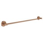 Casa si Gradina - Sanitare - Suporturi si accesorii baie - Suporturi baie - Bara prosop Grohe 41178DL0, Start, aparent, 600 mm, metal, mat, cupru - Infinity.ro