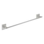 Casa si Gradina - Sanitare - Suporturi si accesorii baie - Suporturi baie - Bara prosop Grohe 41089DC0, Start Cube, pe perete, 600 mm, metal, mat, otel satinat - Infinity.ro