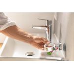 Casa si Gradina - Sanitare - Suporturi si accesorii baie - Suporturi baie - Bara prosop Grohe 41178DC0, Start, pe perete, 600 mm, metal, mat, otel satinat - Infinity.ro