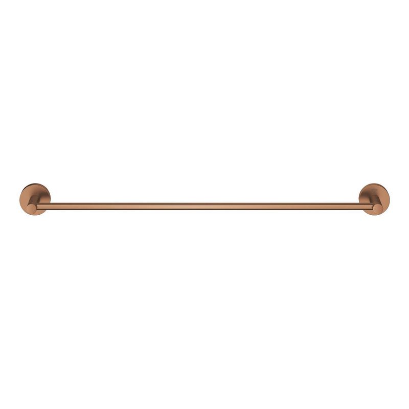 Casa si Gradina - Sanitare - Suporturi si accesorii baie - Suporturi baie - Bara prosop Grohe 41178DL0, Start, aparent, 600 mm, metal, mat, cupru - Infinity.ro